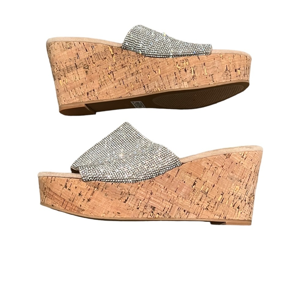 Torrid Rhinestone Sparkly Wedge Sandals - Picture 3 of 5
